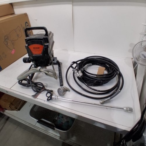 STAND HIGH EFFICIENCY ELECTRIC AIRLESS SPRAYER FOR A FINE AND EVEN PAINTING EFFECT - 3000PSI - 120V - BLACK (MODEL: RP8628) image 3