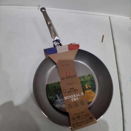 DE BUYER MINERAL B ELEMENT FRYING PAN - 11" - GREY image 2