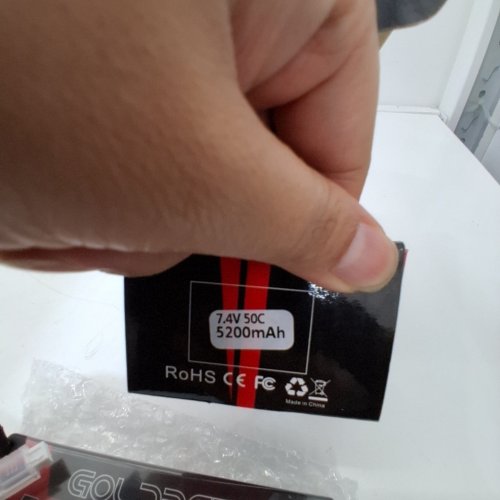 GOLDBAT 2S LIPO RC BATTERY - 5200MAH - 50C - 7.4V image 2