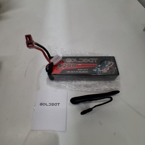 GOLDBAT 2S LIPO RC BATTERY - 5200MAH - 50C - 7.4V image 3