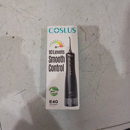 COSLUS E40 WATER PORTABLE FLOSSER FOR TEETH WITH10 PRECISE PRESSURE SETTINGS - BLACK (MODEL:E40) image 5