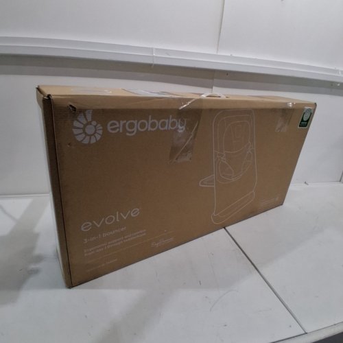 ERGOBABY EVOLVE 3-IN-1 ADJUSTABLE BOUNCER FOR NEWBORNS TO TODDLERS UP TO 20LBS - LIGHT GREY image 3