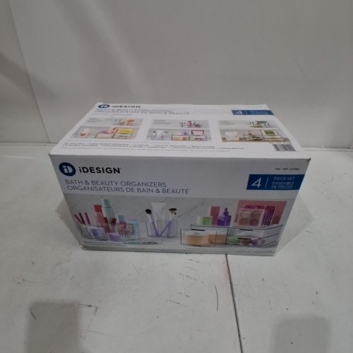 4PC IDESIGN ACRYLIC COSMETIC ORGANIZER SET - CLEAR (MODEL: 2753987) image 4