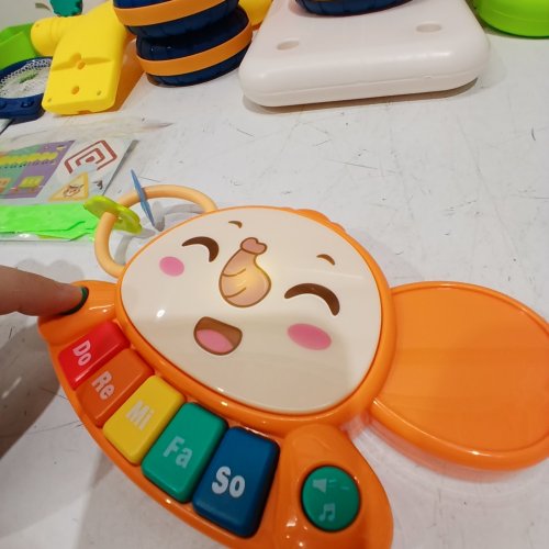 CUTE STONE - 2-IN-1 SIT-TO-STAND LEARNING WALKER, EDUCATIONAL ACTIVITY CENTER - 15.7" X 14." X 18" - MULTI-COLOR - ( MODEL: CS805001 ) image 2
