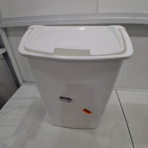 RUBBERMAID SWING TOP LID GARBAGE CAN - 13GAL - WHITE image 2