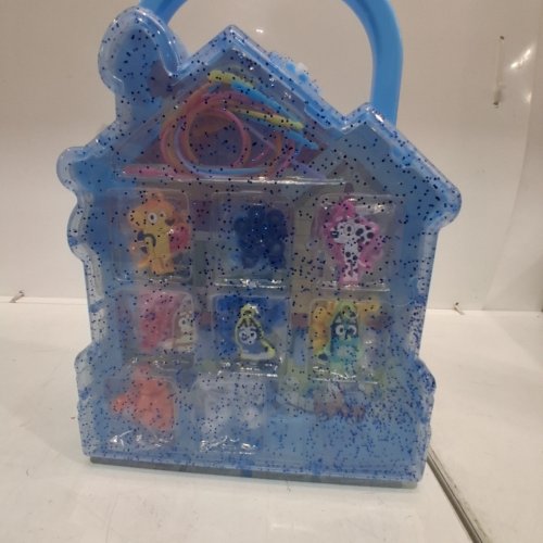 BLUEY DIY FRIENDSHIP JEWLERY KIT WITH CARRYING CASE - BLUE/MULTICOLOURED image 2