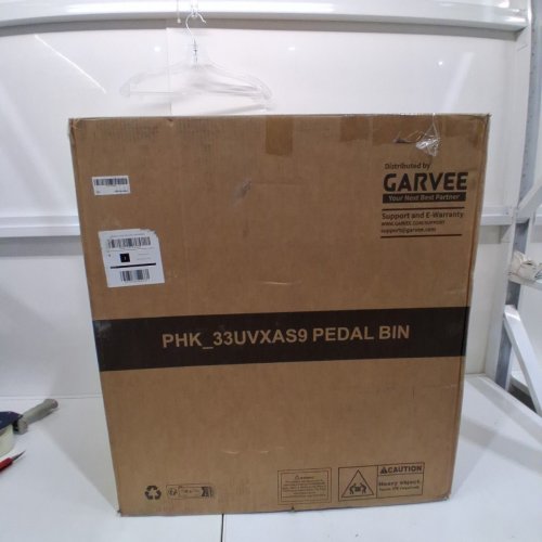 GARVEE DUAL COMPARTMENT STEP PEDDAL SOFT-CLOSE LID TRASH CAN - 32L (16L + 16L) - STAINLESS STEEL /BLACK (MODEL: PHK_33UVXAS9) image 5