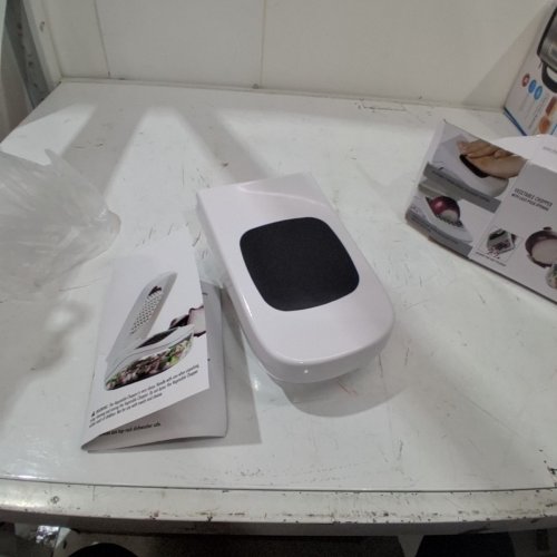 REHOMY KITCHEN VEGETABLE CHOPPER WITH EASY POUR OPENING- WHITE image 2