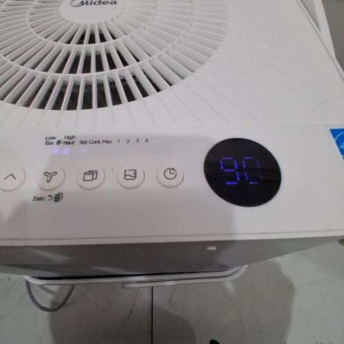 MIDEA CUBE 20 PINT SMART WIFI DEHUMIDIFIER, WHITE - (MAD20S1QWT) image 2