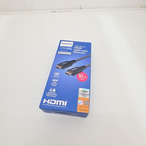 PHILIPS ELITE PREMIUM HIGH-SPEED HDMI CABLE WITH ETHERNET - 10FT - BLACK image 3