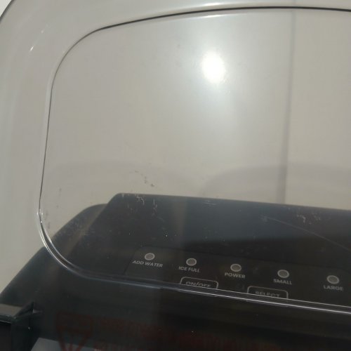 ECOZY PORTABLE COUNTERTOP ICE MAKER - MAKES 26LBS A DAY - 115V - BLACK - (MODEL: IM-BS260C) image 4