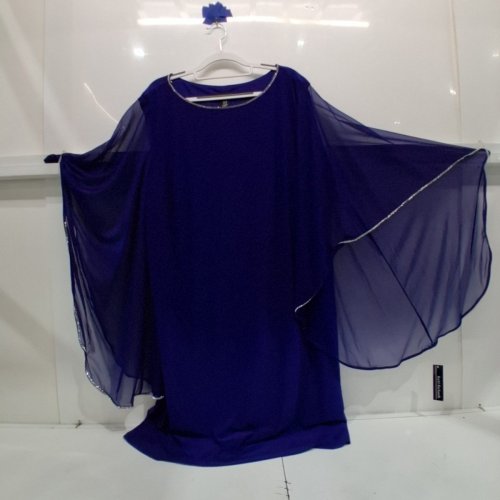 WOMEN'S R&M RICHARDS PLUS SIZE DRESS SHORT SLEEVE - 22W - ELECTRIC BLUE (STYLE: 2678W) image 2