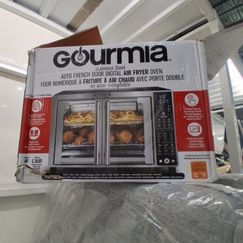 GOURMIA 19-IN-1 6-SLICE AIR FRYER OVEN WITH FRENCH DOORS & DIGITAL TOUCH CONTROLS - STAINLESS STEEL (MODEL: GTF7465) image 5