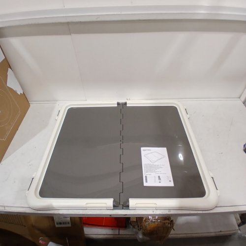 AMAZON BASICS DOG TRAINING PAD HOLDER 28" X 34" - GREY/WHITE (MODEL: TFPT-L) image 2
