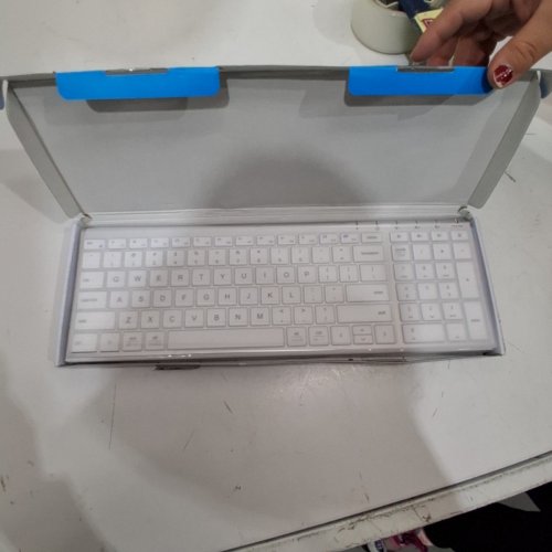 ICLEVER IC-BK10 BLUETOOTH KEYBOARD, SILVER image 3