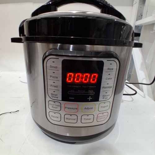 MULTI-FUNCTION STAINLESS STEEL ELECTRIC PRESSURE COOKER - 6QUART - SILVER - (MODEL: DS-375CM) image 2