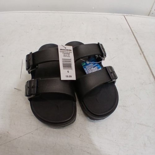 WOMEN'S SKECHERS ARCH FIT SANDALS - SIZE 6 - BLACK - (STYLE: 7283006) image 2