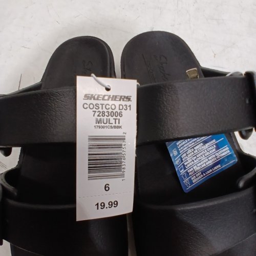 WOMEN'S SKECHERS ARCH FIT SANDALS - SIZE 6 - BLACK - (STYLE: 7283006) image 3