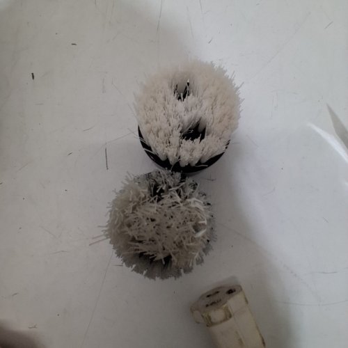 YKYI CORDLESS ADJUSTABLE ELECTRIC SPIN SCRUBBER BRUSH - 12"-43.3" - WHITE/BLACK (MODEL: ANS-8051B) image 4
