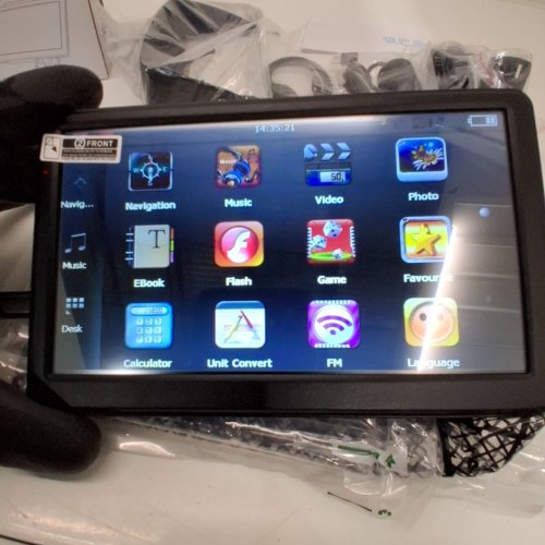 GONGUP CAR GPS NAVIGATOR WITH TOUCH SCREEN - FREE UPDATES FOR NORTH AMERICA ONLY - 7" DISPLAY - BLACK (MODEL: 7078) image 2