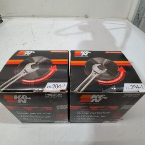 2 K&N LONG-LIFE PROTECTION OIL FILTER POWERSPORTS HIGH PERFORMANCE WRENCH-OFF - FITS SELECT MOTORBIKE MODELS - BLACK (MODEL: KN-204-1) image 3