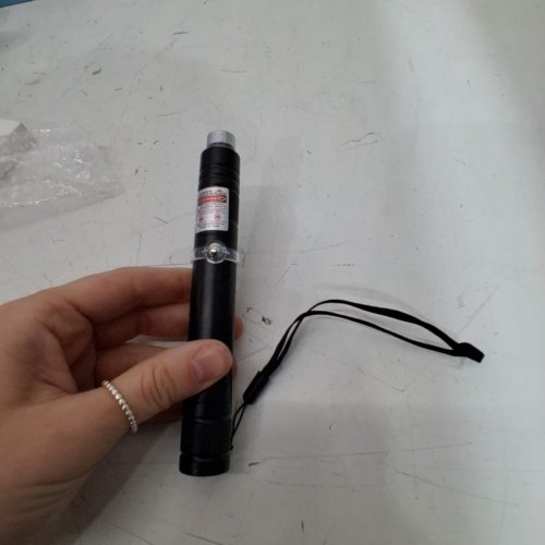 HANDHELD HIGH POWER LONG RANGE LASER POINTER - BLACK image 2