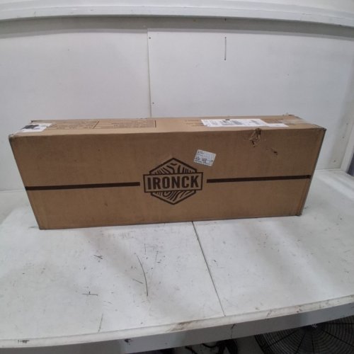 IRONCK 6-TIER INDUSTRIAL WOODEN STORAGE BOOKSHELF - 71" X 24" X 9" - VINTAGE BROWN - (MODEL: HK-SG-04) image 7