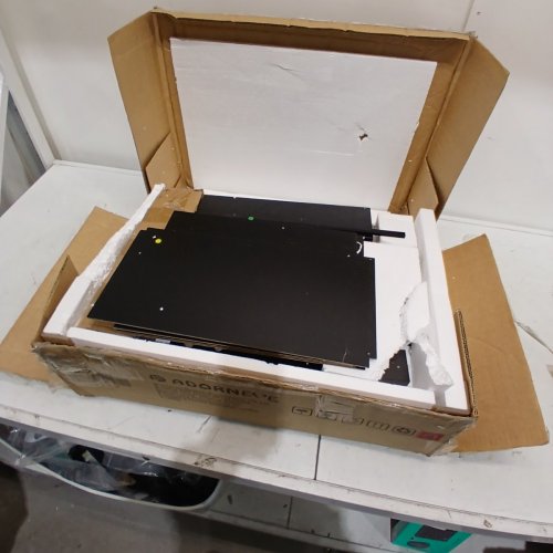 ADORNEVE NIGHTSTAND WITH CHARGING STATION LED LIGHTS - 26"- BLACK (MODEL: AJ-DJ502530_2)) image 2