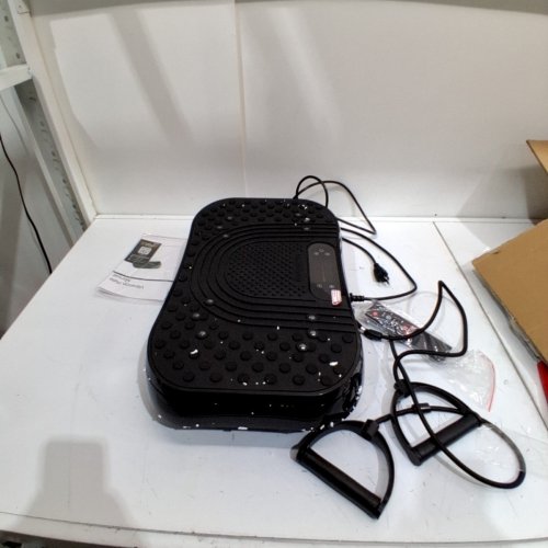 TAEVNO VIBRATION PLATE EXERCISE MACHINE - 23" X 15" - BLACK image 3