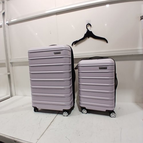 2PC SAMSONITE OMNI 2 SPINNER LUGGAGE SUITCASE SET - CARRY-ON (20")/MEDIUM (24") - ICY LILAC (MODEL: 141133-8890) image 2