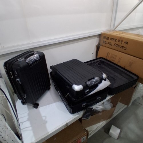 3PC LEVEL8 GRACE LUGGAGE SET - 20" / 24" / 28" - BLUE - (MODEL: LA-6570-60TOO) image 3