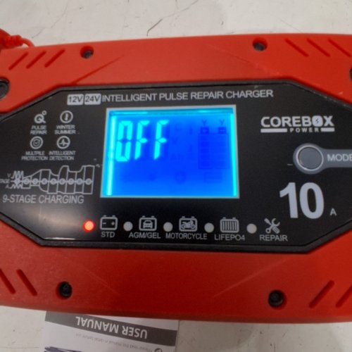 YONHAN BATTERY CHARGER AND MAINTAINER - 12V 10A / 24V 5A - RED/BLACK (MODEL: H-10CD) image 2