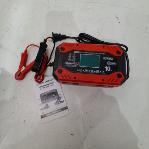 YONHAN BATTERY CHARGER AND MAINTAINER - 12V 10A / 24V 5A - RED/BLACK (MODEL: H-10CD) image 3