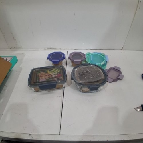 20PC ELLO COLOUR LOCK GLASS MEAL PREP FOOD STORAGE SET - ASSORTED SIZES (MODEL: 1969922) image 2