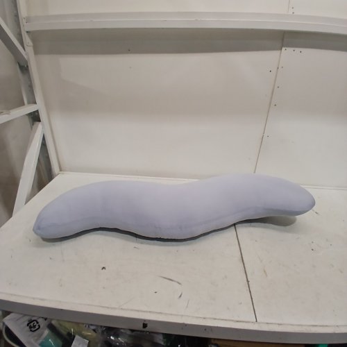 MELLOW SOFT ERGONOMIC BODY PILLOW - GREY/BLUE image 2