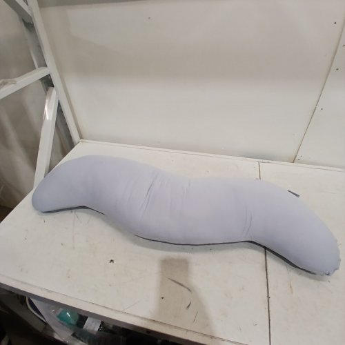 MELLOW SOFT ERGONOMIC BODY PILLOW - GREY/BLUE image 4