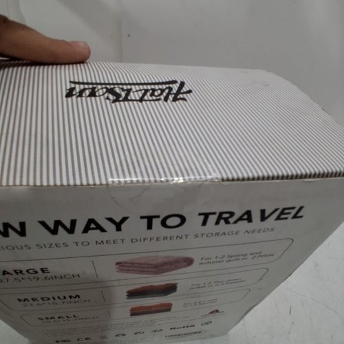 14PC VACUUM BAGS FOR TRAVEL WITH WIRELESS RECHARGABLE VACUUM PUMP image 3