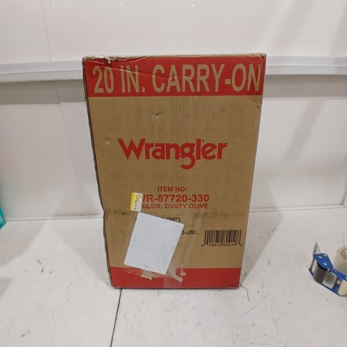 WRANGLER HARDSIDE CARRY-ON SPINNER LUGGAGE - 22" - DUSTY OLIVE GREEN (MODEL: WR-87720-330) image 7