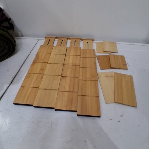 10PC MADISON KLEEN ACCENT HOME DRAWER ORGANIZER BAMBOO DIVIDER SET - WOOD - (MODEL: 1702818 ) image 2