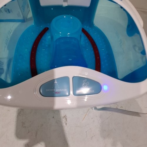 HOMEDICS SHOWER BLISS FOOT SPA - BLUE AND WHITE (MODEL:CP-FB625HB) image 2