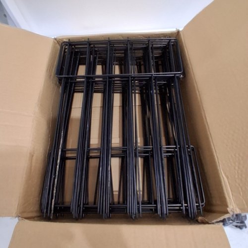 25PK GARDEN FENCE PANELS/FENCING - BLACK image 5
