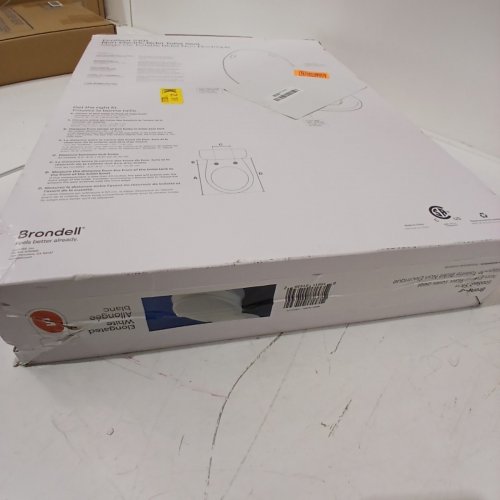 BRONDELL SWASH ECOSEAT NON-ELECTRIC SLOW-CLOSE BIDET TOILET SEAT - FITS ELONGATED TOILETS 18" - 19.5" - WHITE (MODEL: S101-EW) image 4