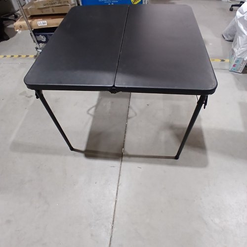 MAINSTAYS FOLDING TABLE - 34" X 34" - BLACK (MODEL: MS95-005-076-02) image 4