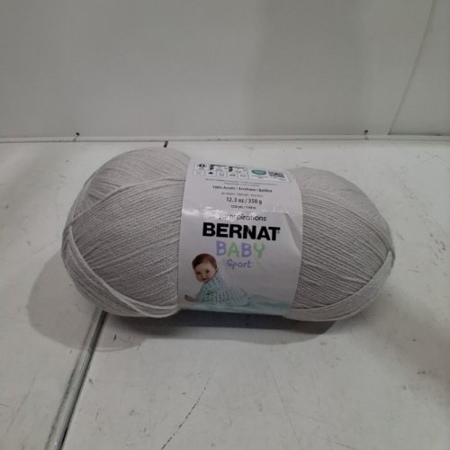 BERNAT BABY SPORT YARN - 1256 YARD - BABY GREY image 3