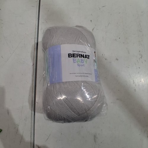 BERNAT BABY SPORT YARN - 1256 YARD - BABY GREY image 4