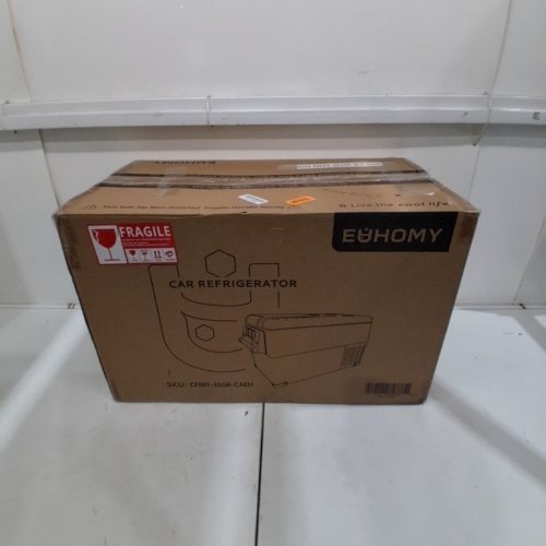 EUHOMY PORTABLE ELECTRIC CAR REFRIGERATOR, APP CONTROL, 12V / -4℉~68℉ WITH 12/24V DC & 110-240V AC - 35L - 27.5" X 15.0" X 13.6" - BLACK/GREY (MODEL: CF-35) image 8
