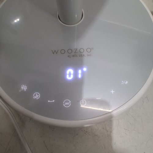 WOOZOO BY IRIS 360°PEDESTAL FAN WITH REMOTE- WHITE/GREY (MODEL: STF-360DC/1747373) image 2