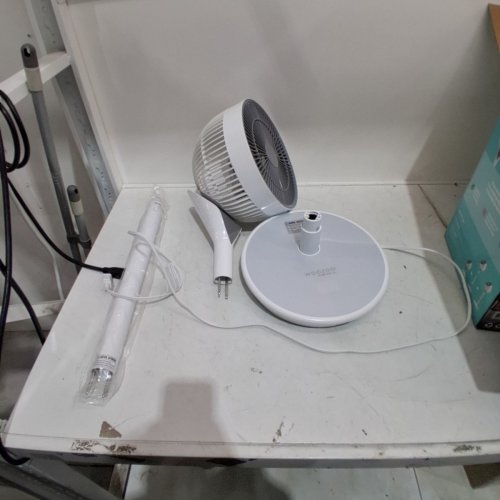WOOZOO BY IRIS 360°PEDESTAL FAN WITH REMOTE- WHITE/GREY (MODEL: STF-360DC/1747373) image 3