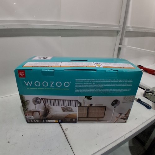 WOOZOO BY IRIS 360°PEDESTAL FAN WITH REMOTE- WHITE/GREY (MODEL: STF-360DC/1747373) image 5
