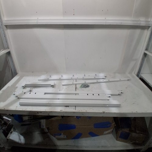 MODERN HEAVY DUTY METAL BED FRAME - TWIN - WHITE image 2